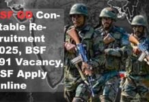 BSF GD Constable recruitment 2025